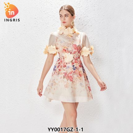 Summer Trending Africa Sexy Girls Printing Dress for Women-YY0017GZ