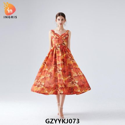 New Fashion 100% Polyester Colorful Pattern Custom Digital Print Crepe Chiffon Fabric for Garment-GZYYKJ073