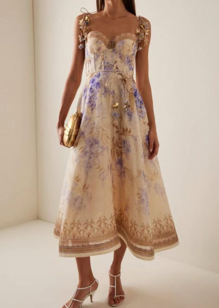 New Hot -selling Heavy Work Light Luxury Forest fairy Party Elegant Evening Dress for Women-GZYY0003