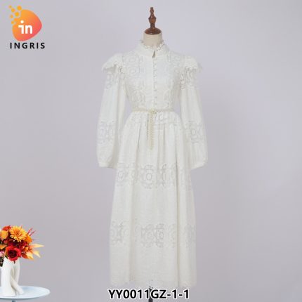 Hot Selling New Autumn Women's Clothing Slim Fitting Work Lace Casual Dress Wholesale-YY0011GZ