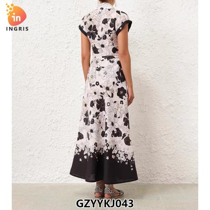 Spring Summer Breathable Elegant Style Print Fashion Casual Shirt Women Lady-GZYYKJ043
