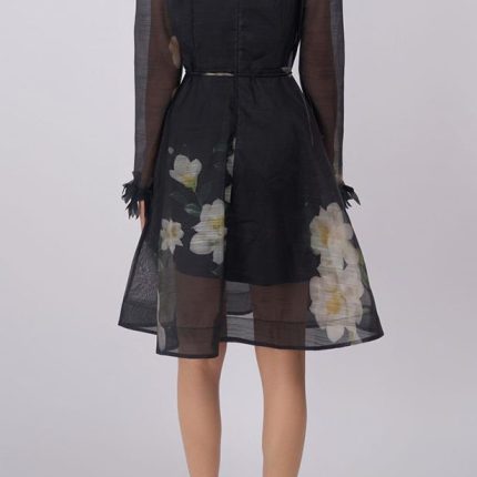New European and American Star Fashion Heavy Nailed Beaded Sequin Lace Skirt-GZYYWL065