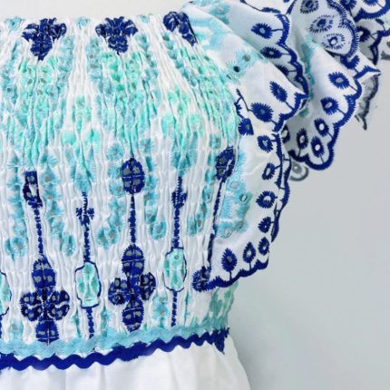 hand block Summer lady Elegant ladies Beach Female Holiday Maxi Dress Mandala Boho Short Dress Custom Bohemian Dress for Women-YY0040GZ