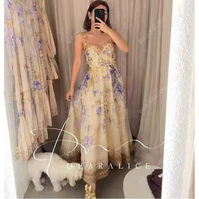 New Hot -selling Heavy Work Light Luxury Forest fairy Party Elegant Evening Dress for Women-GZYY0003