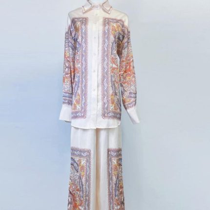 New Arrival Women Two Piece Pants Suits Lady Casual Pant Sets Shirt Pants Set-GZYYWL017