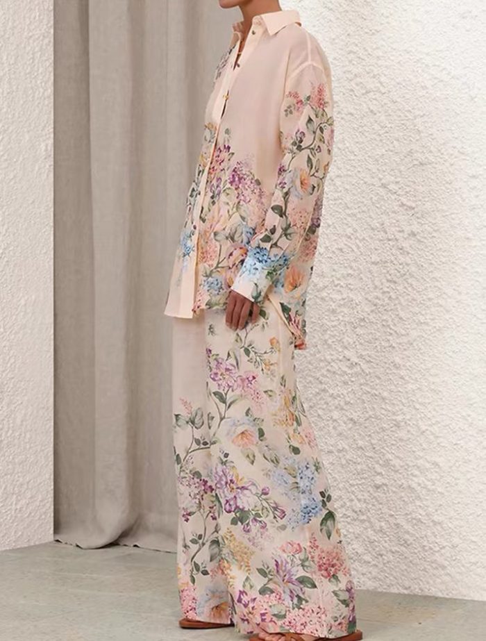 Silk segment summer lightweight two-piece set-GZYYKJ020