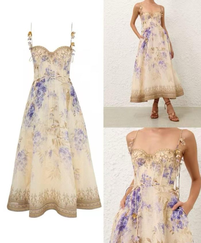 New Hot -selling Heavy Work Light Luxury Forest fairy Party Elegant Evening Dress for Women-GZYY0003