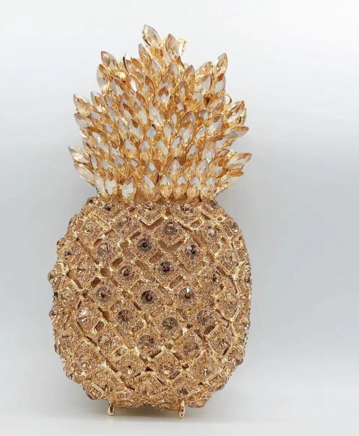 Bidemi - Crystal Pineapple Shaped Evening Clutch