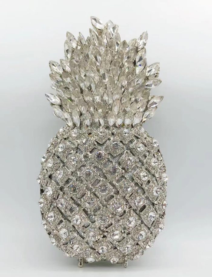 Bidemi - Crystal Pineapple Shaped Evening Clutch
