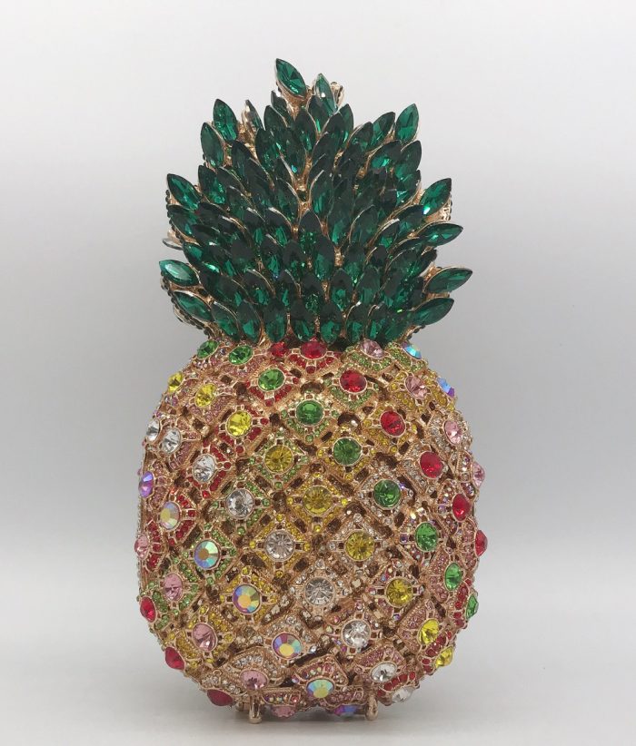 Bidemi - Crystal Pineapple Shaped Evening Clutch