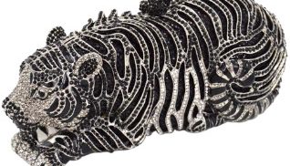 Medina - Crystal Tiger Clutch Shoulder Bag