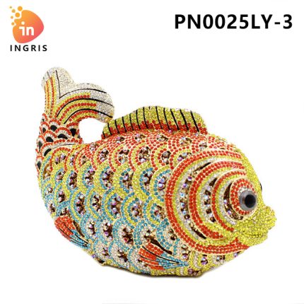 Moni - Crystal Fish Shaped Evening Clutch