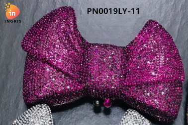 Ruth - Crystal Bow Shaped Evening Clutch