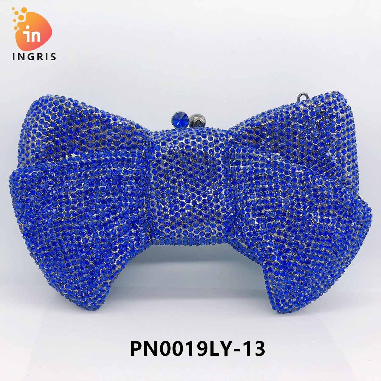 Ruth - Crystal Bow Shaped Evening Clutch