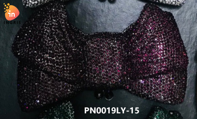 Ruth - Crystal Bow Shaped Evening Clutch