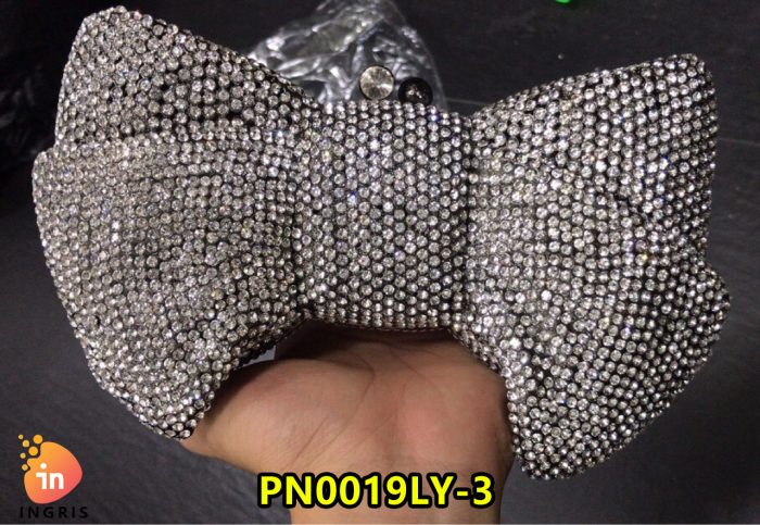 Ruth - Crystal Bow Shaped Evening Clutch