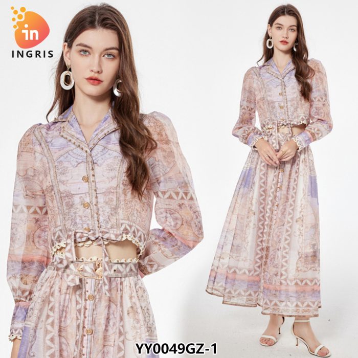 Women's Traditional Muslim Plus Size Robe Windbreaker Pleated Design Ethnic Cardigan Factory Abaya Designs-YY0049GZ