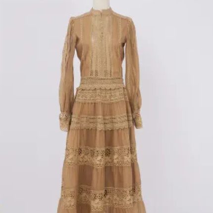Long Dress Dress Fashion Black Dress Sexy Patchwork Long Sleeve Summer Lace Dress-GZYYWL026