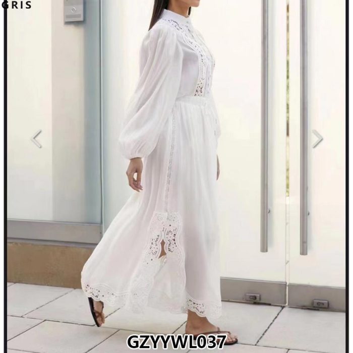 Basics 2 Piece Set for Women O-Neck Top and High Waist Slim Lace Skirts Set Clothing Wholesale-GZYYWL037