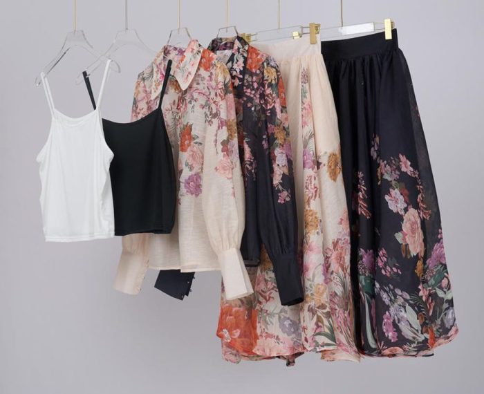 Wholesale Oem Retro Fashion Print Set Women's Lace Panel Polo Shirt High Waist Wide Leg Shorts Two Piece Set-YY0009GZ