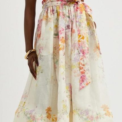 Summer Roman Tunic Slim Bandage Casual Midi Dress for Women Sleeveless Printed Lace Vestidos-GZYYKJ006